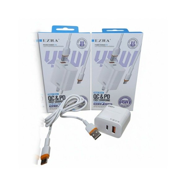 Producto - Cargador de Carga Rapida QC 3.0QC-PD 45W A+C+USB-TPC HC241.