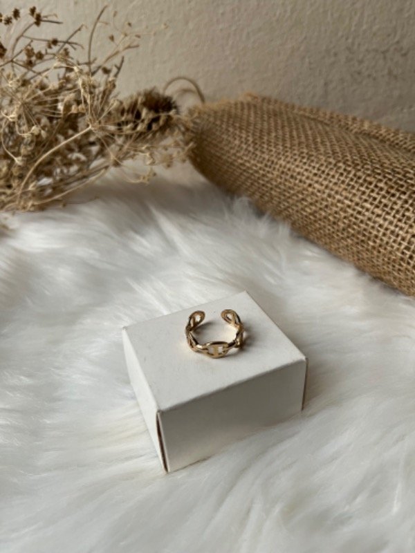Producto - Anillo dorado talle regulable