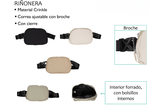 Producto - RIÑONERA CRINKLE LA CHAPELLE UO127247