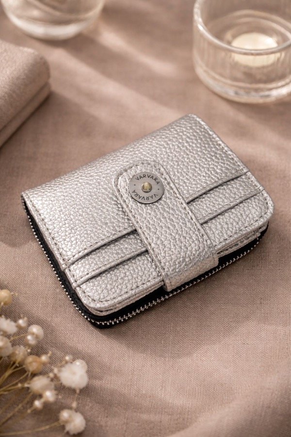 Producto - BILLETERA OLIVIA (Plata)