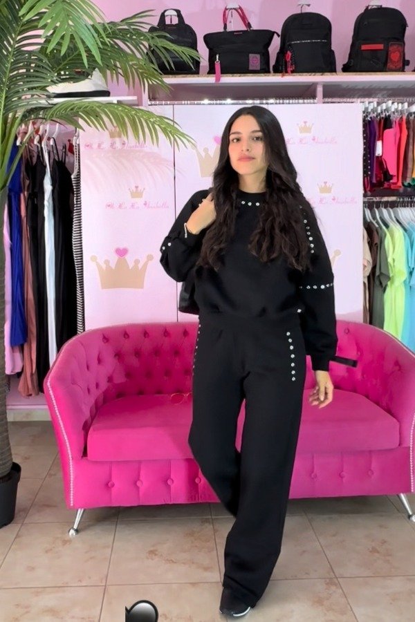 Producto - Pantalon jogger AF Bright Negro 15006