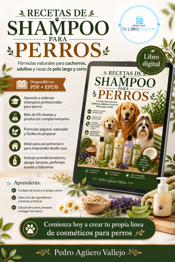 Producto - RECETAS DE SHAMPOO PARA PERROS