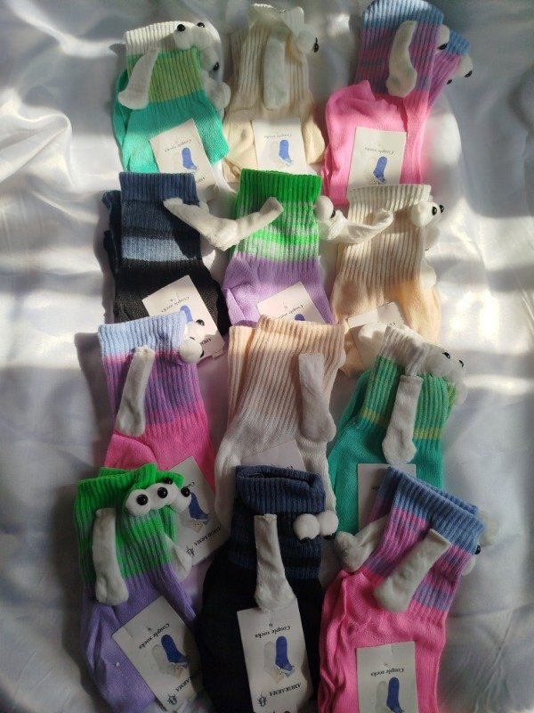 Producto - Medias con imán pack X2 PARES de colores