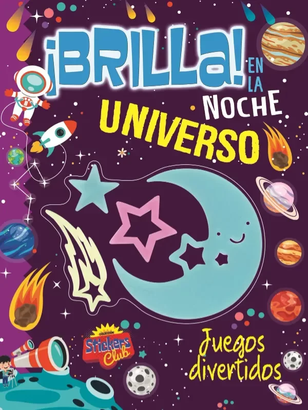 Producto - BRILLA! EN LA NOCHE UNIVERSO  STICKERS CLUB