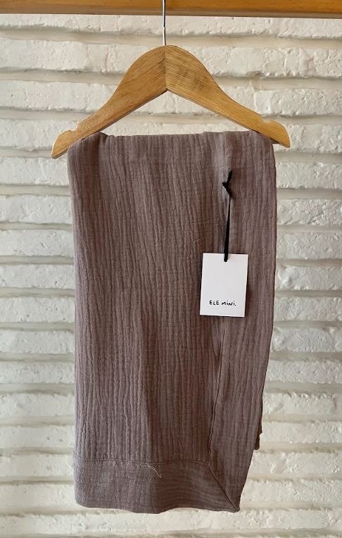 Producto - Manta gasa doble lisa vison