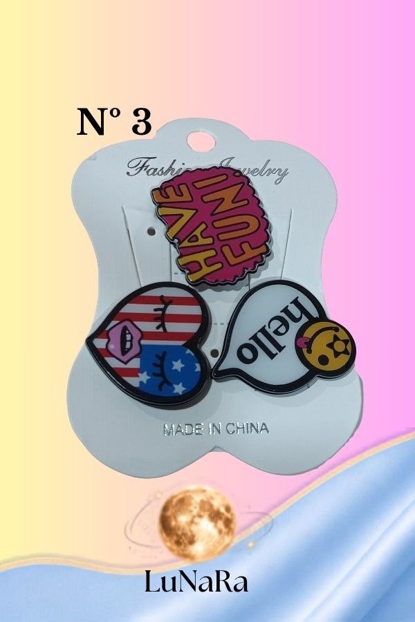 Producto - Pines Pack X 3u. - 2