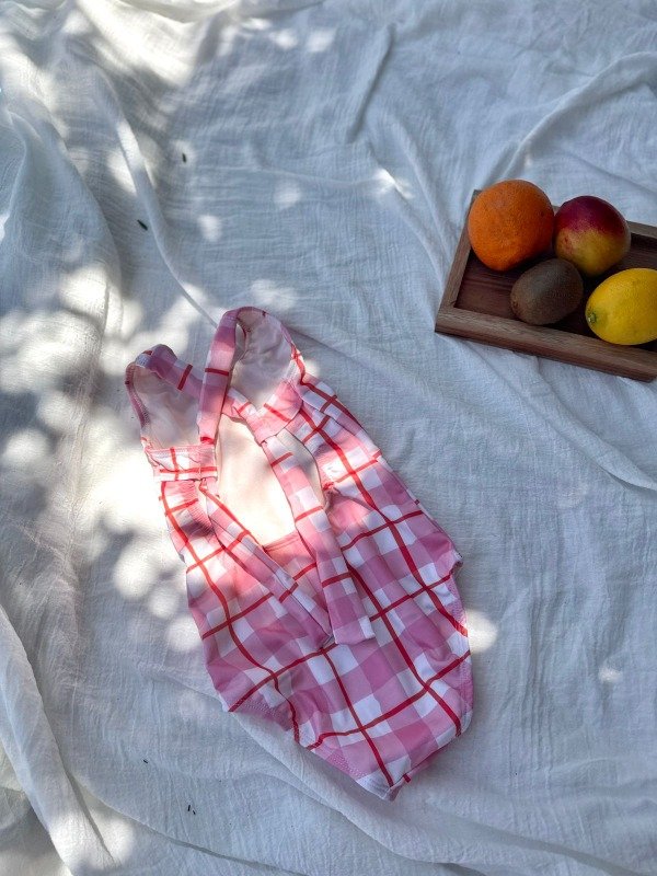 Producto - Enteriza cuadrille roja