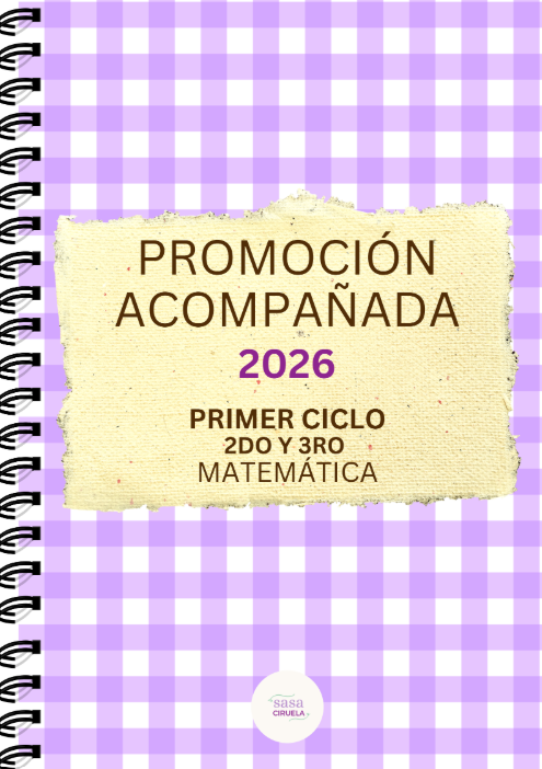 Producto - PROMOCIÓN ACOMPAÑADA 2026 - MATEMÁTICA - 2DO Y 3RO - 0