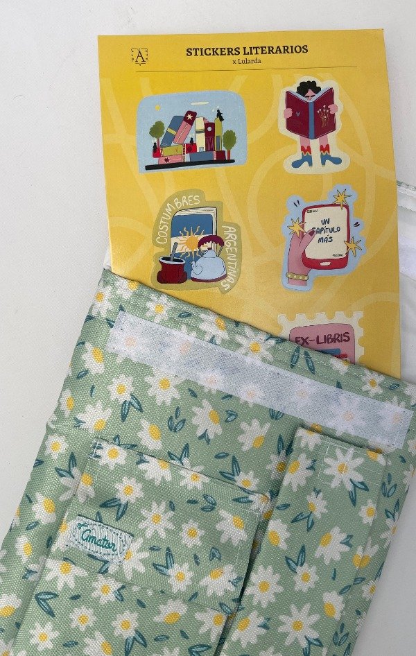 Producto - Combo funda estándar + stickers lectores