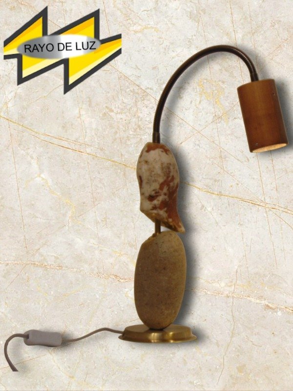 Producto - #1507 Lampara de piedra "Reciclemos"