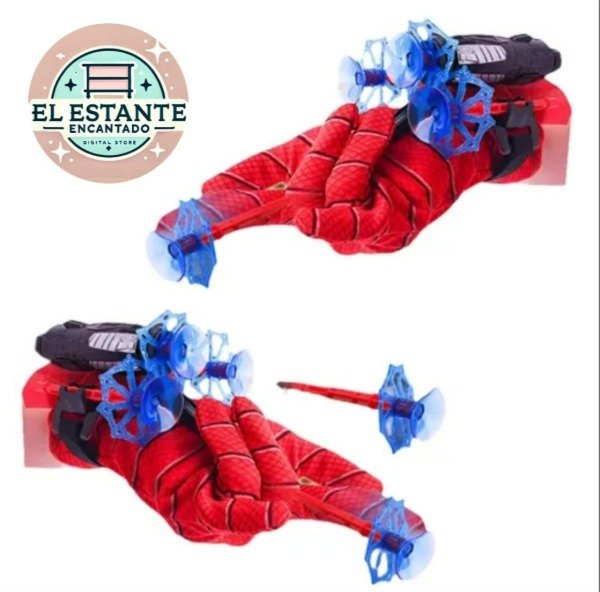 Producto - MUÑEQUERA SPIDER MAN LANZA DARDOS CON GUANTE Y SOGA