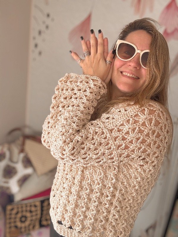 Producto - Sweater Botanica Crudo