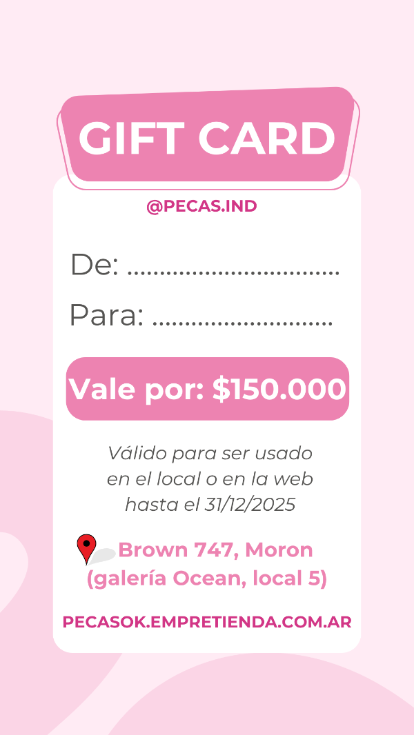 Producto - GIFT CARD 7