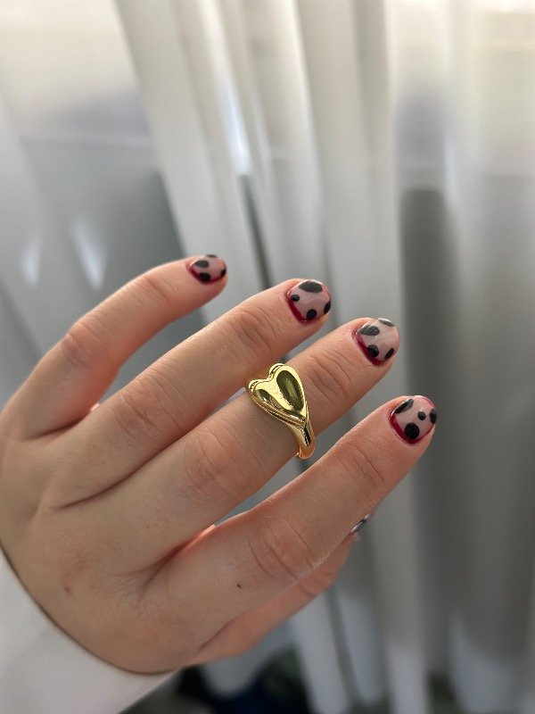 Producto - Anillo gold heart