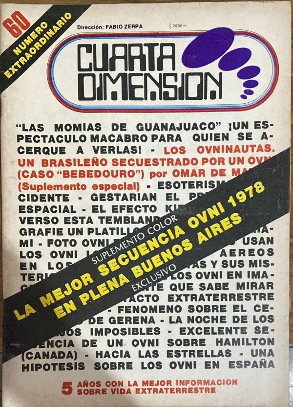 Producto - REVISTA CUARTA DIMENSION NO.60