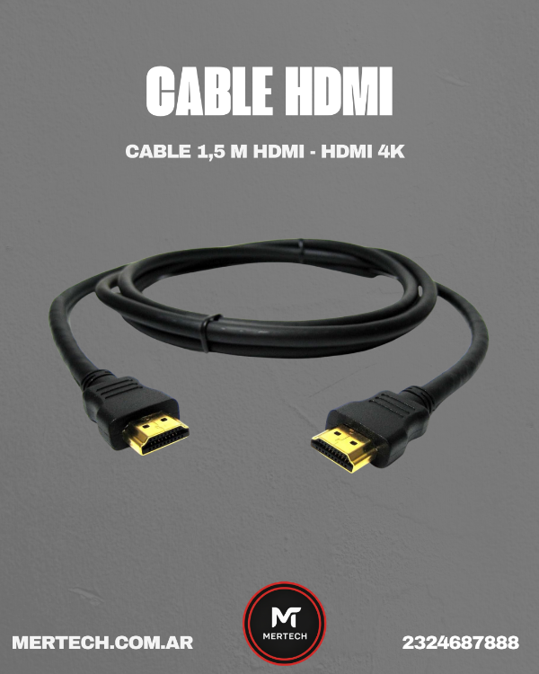 Producto - Cable Kelyx HDMI 4K - 1.5 metros