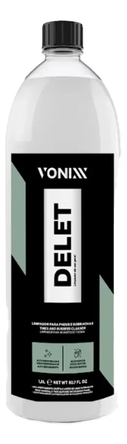 Producto - Delet Limpiador De Neumaticos Y Cauchos Vonixx 1.5L