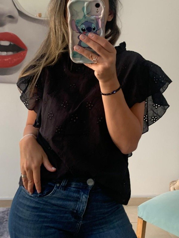 Producto - Blusa cuello y volados broderí - 3