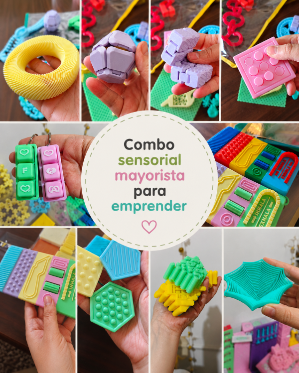 Producto - COMBO SENSORIAL JUGUETES ANTIESTRÉS - PARA REVENDER