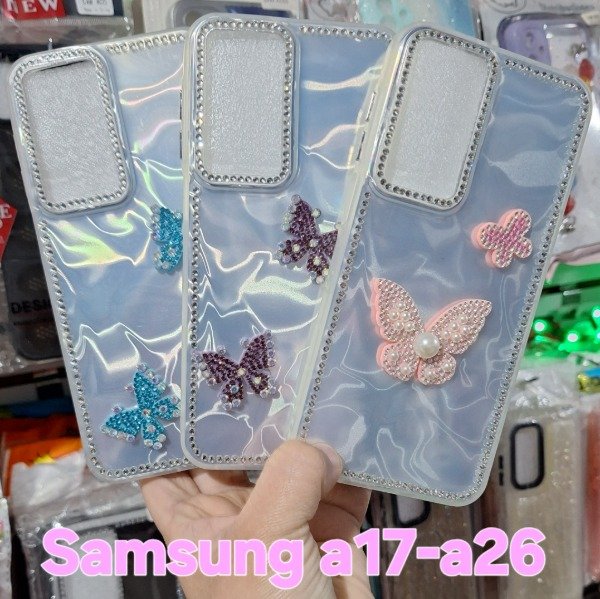 Producto - Fundas holograficas com strass. Samsung a17-a26