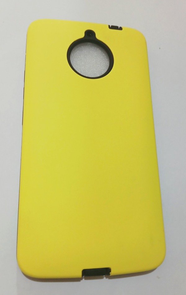 Producto - Funda Amarillo rígida de alto impacto para Moto E4 Plus