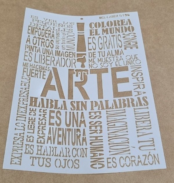 Producto - fondo frase arte