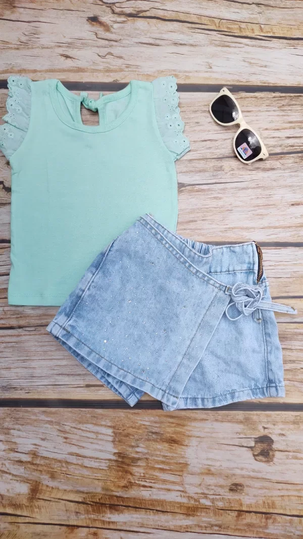 Producto - Pollera Pantalón con Brillitos