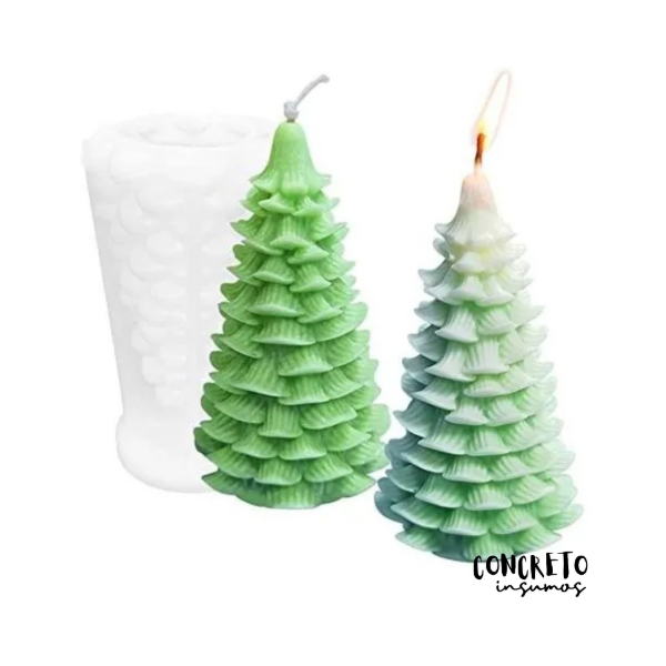 Producto - MOLDE DE SILICONA ARBOL DE NAVIDAD CHICO (030M3)