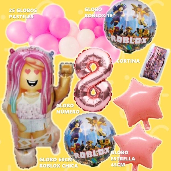 Producto - GLOBOS ROBLOX GIRL CHICA