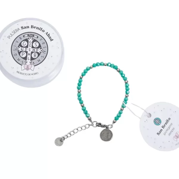 Producto - Pulsera acero San Benito Abad