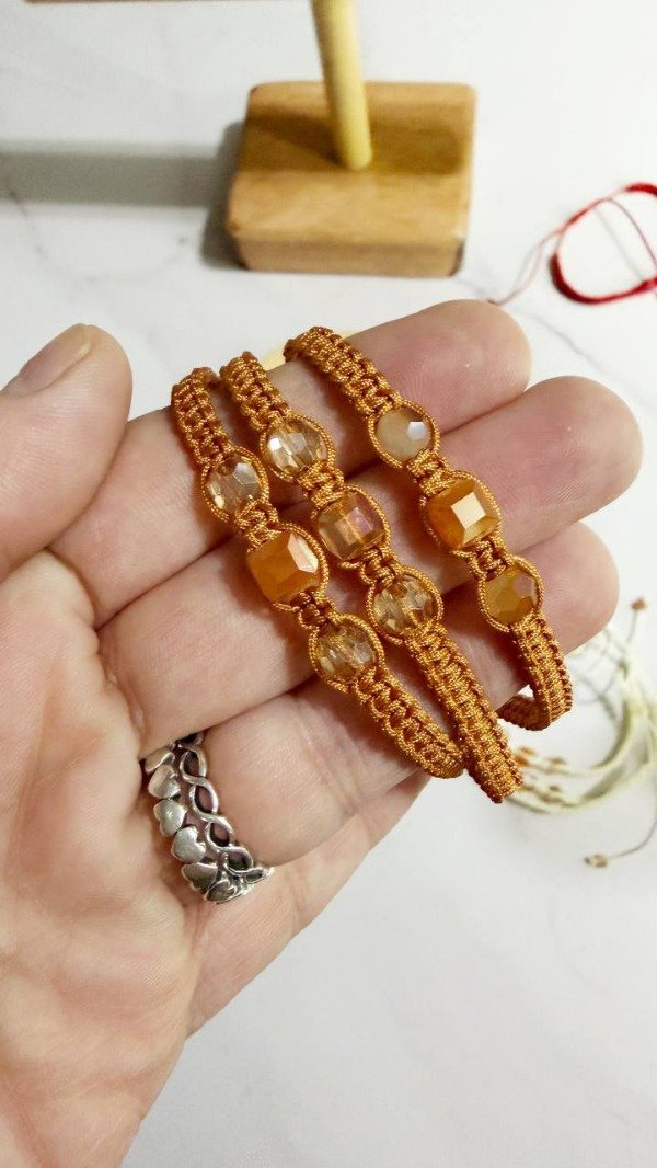 Producto - PULSERA MACRAME beige