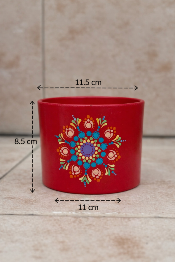 Producto - Maceta Número 12 Cilindro (Lista para regalar)