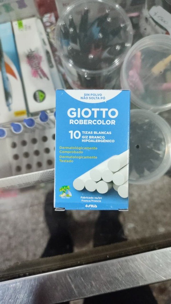 Producto - GIOTTO ROBERCOLOR TIZAS GIZ BRANCO HIPOALERGENICO BLANCO
