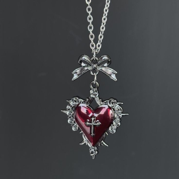 Producto - Collar Espinas rojo