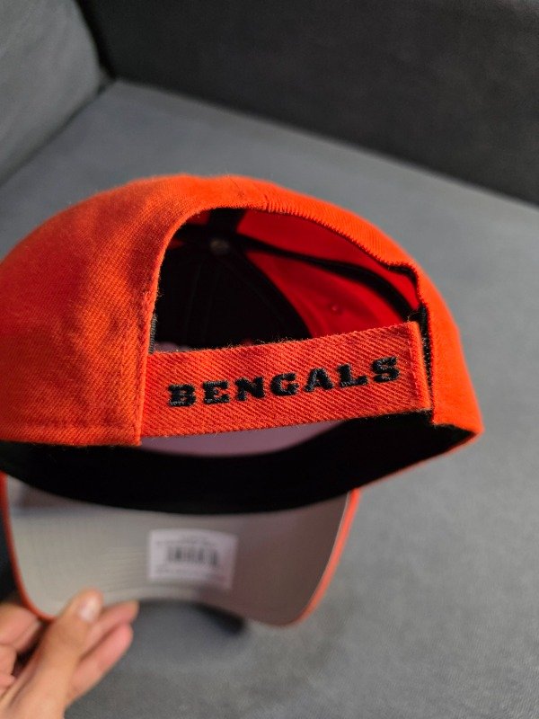 Cincinnati Bengals nfl orange 47 brand mvp adjustable velcro — imagen 5