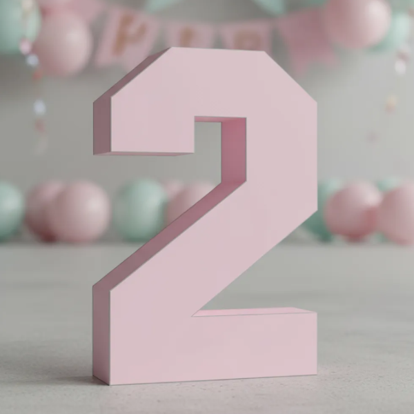 Producto - Kit Imprimible Molde Números 3d 16 Cm Editables