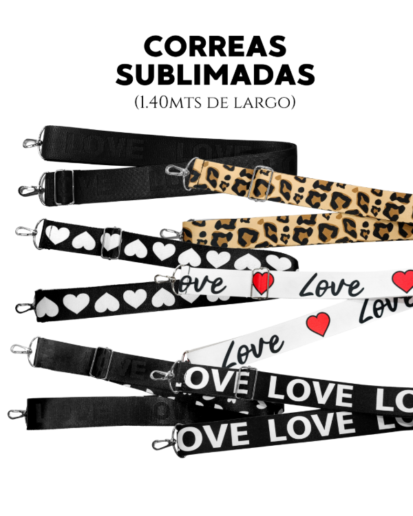 Producto - Correas Sublimadas para carteras/bandoleras