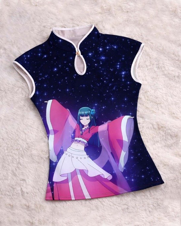 Producto - Blusa Qipao Momo bailando (Los diarios de la Boticaria)