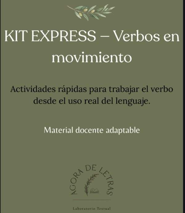 Producto - Kit express verbos en movimiento