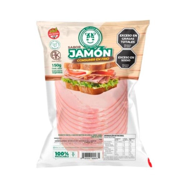 Producto - Jamon en Fetas x 150g  SIN TACC - Felices las Vacas