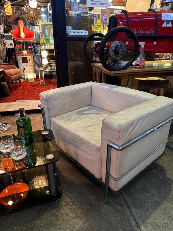 Producto - Sillon LE CORBUSIER LC3 caño cromado + cuero