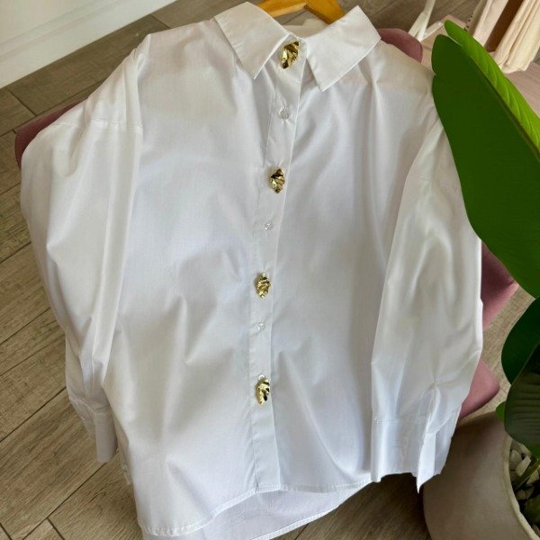 Producto - Camisa de poplin con prendedor rombo 7722 - 2