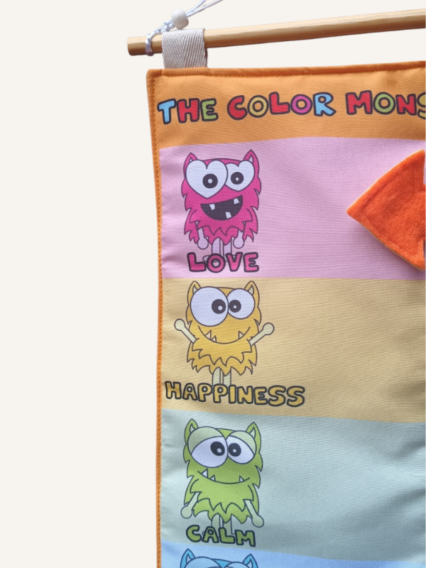 Producto - Panel monstruo de los colores en ingles