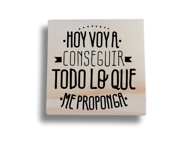 Producto - Sello Manual #24 - Hoy voy a conseguir todo lo que me proponga
