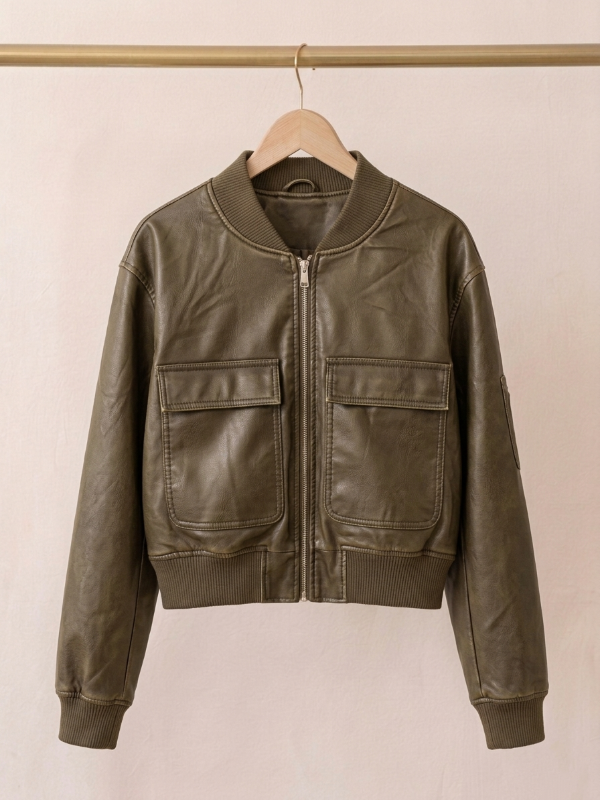Producto - Campera engomada bolsillos