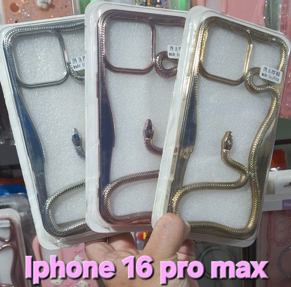 Producto - Fundas luxury serpiente 3d. IPhone 16 pro max