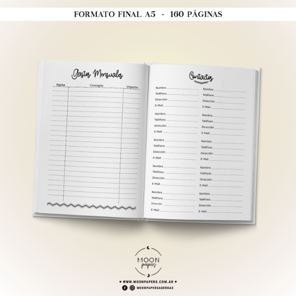 Producto - Agenda de Turnos 2027 - Boho - 4