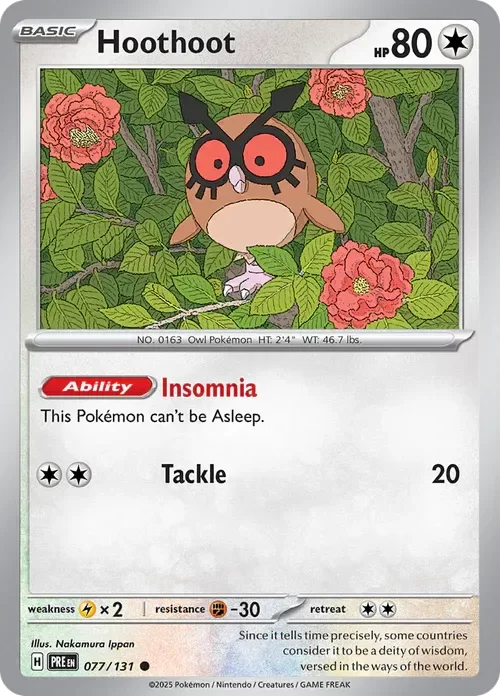 Producto - Hoothoot - 077/131 - Prismatic Evolutions