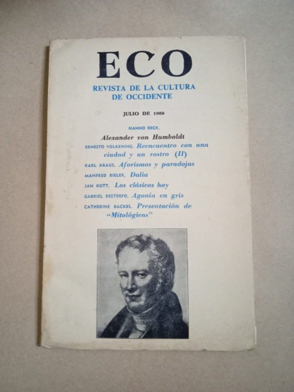 Producto - Eco #111 - Von Humboldt Volkening Kraus Bieler - Julio 1969