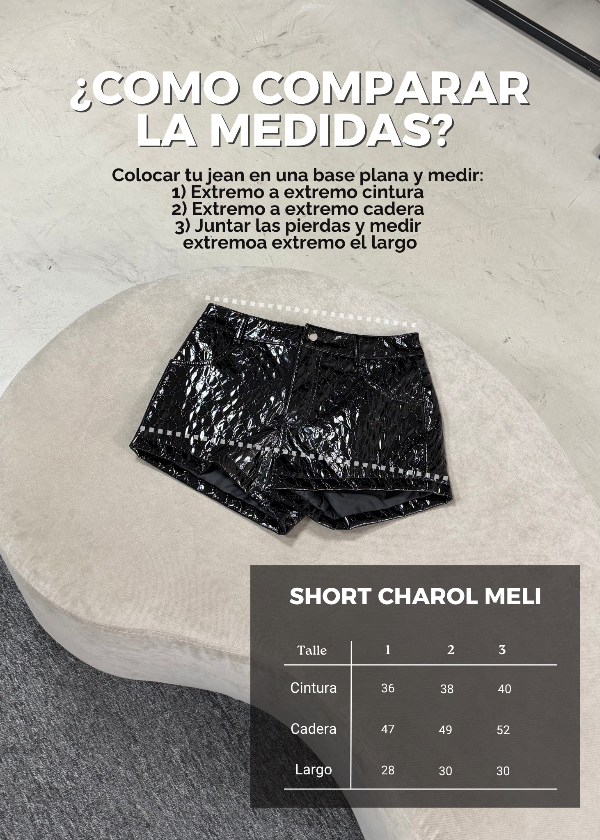 Producto - Short Charol Meli - 3